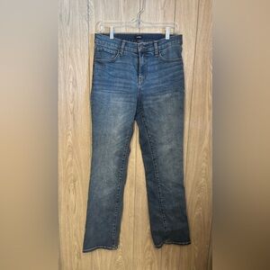 Express Women's Straight Leg Blue Jeans